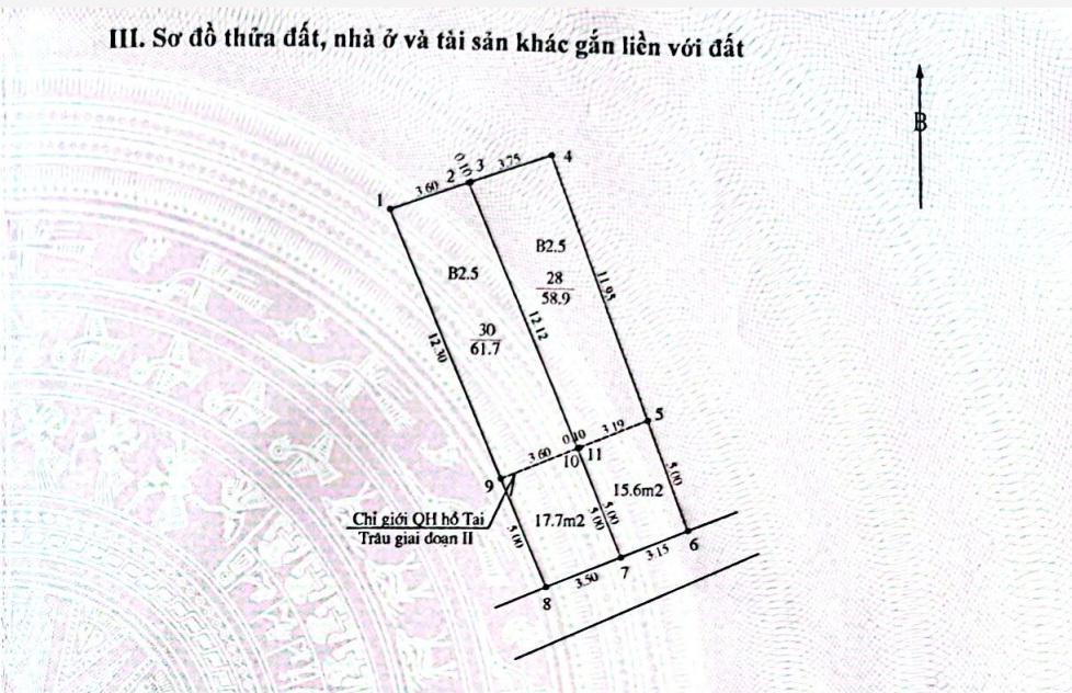 Ngọc Lâm 62m2 đất, ngang 3.5m, 16.8 tỷ (271 trm2)